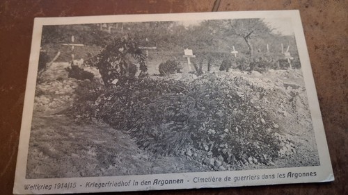 Kriegerfriedhof in den - ak,