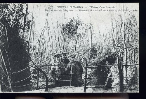 Argonne tranchee 1915 - argonne,