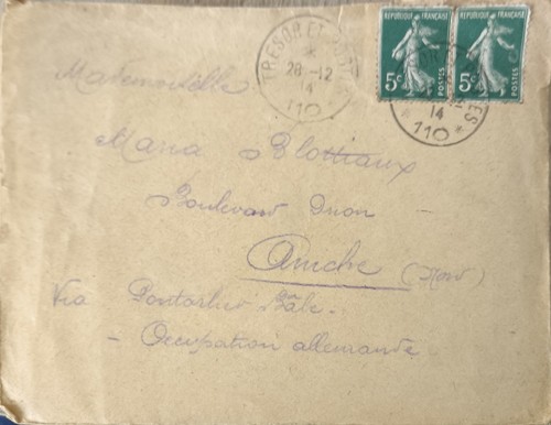 Selten 1914 lettre poilu - selten,