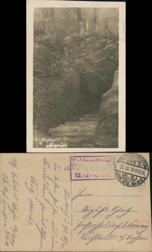 Foto karte argonnen - ak,