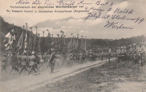 Vorbeimarsch siegreiche - ak,