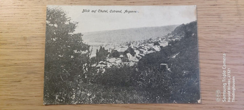 Postkarte chatel ostrand - postkarte,