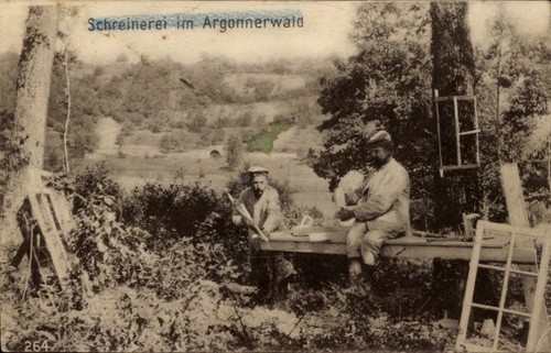 Argonnen ardennes - ak,