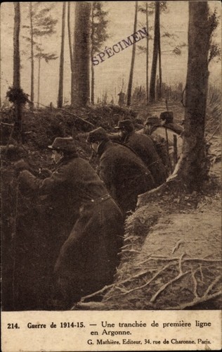 Ein frontgraben argonne - ein,