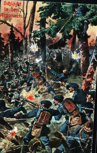 Schlacht den argonnen 1915 - schlacht, in