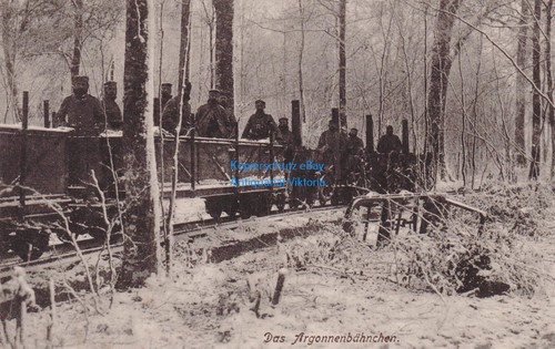 Argonnen eisenbahn - ak,