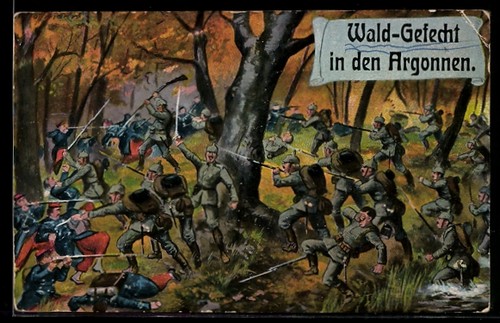 German waldgefecht - ww, ak