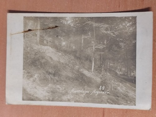 Postkarte foto römerlager - postkarte,