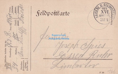 Wohl argonnen - ak,